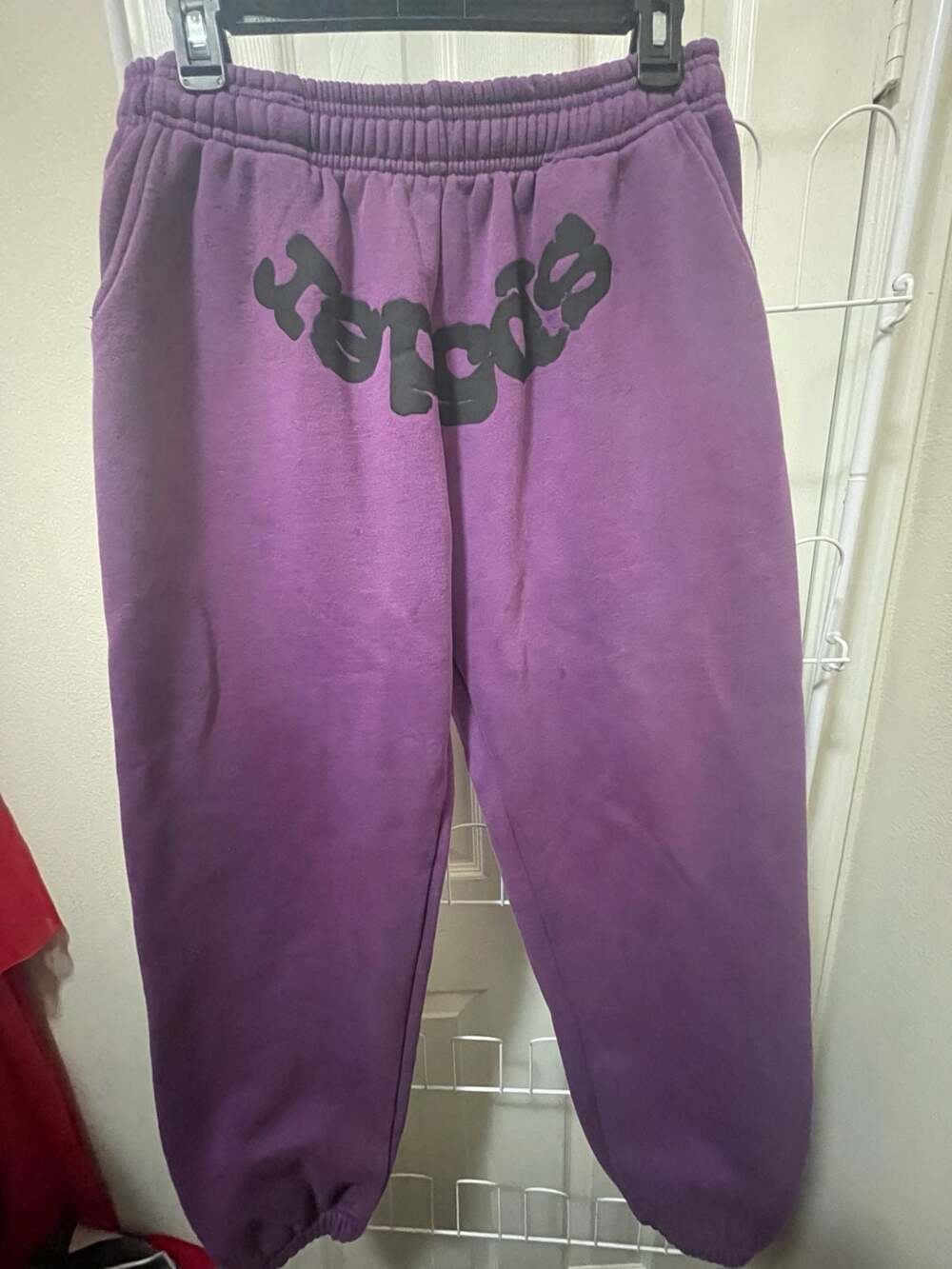 Sp5der Classic Sweatpants Grape